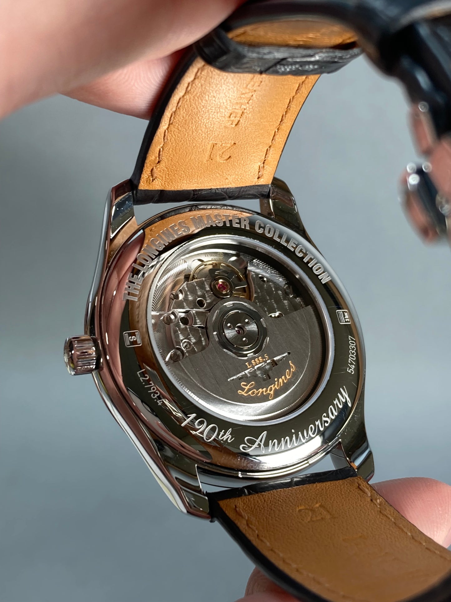 Longines 190th Master Gentleman's Watch w/ Box & Paperwork; L27934732