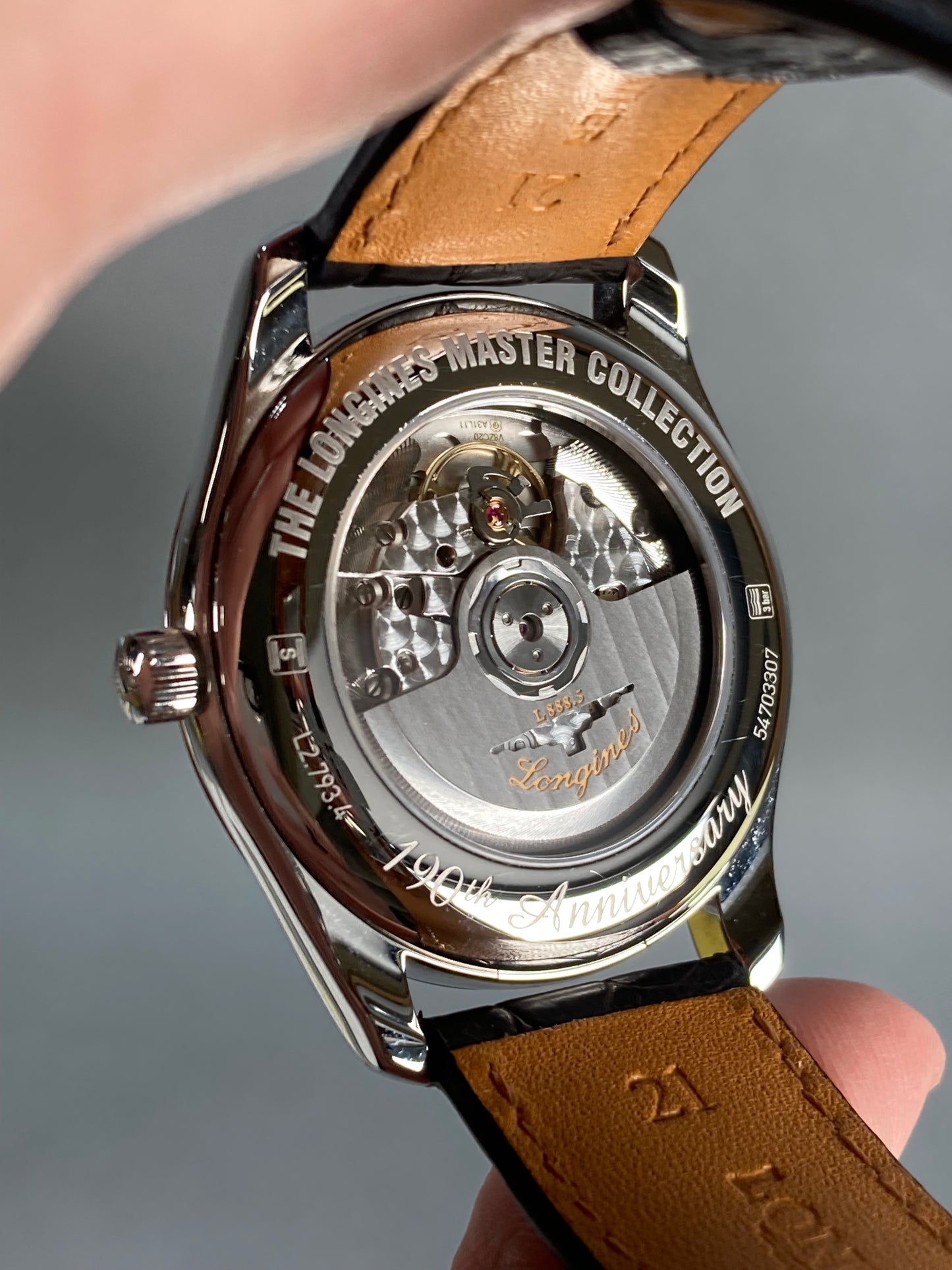 Longines 190th Master Gentleman's Watch w/ Box & Paperwork; L27934732