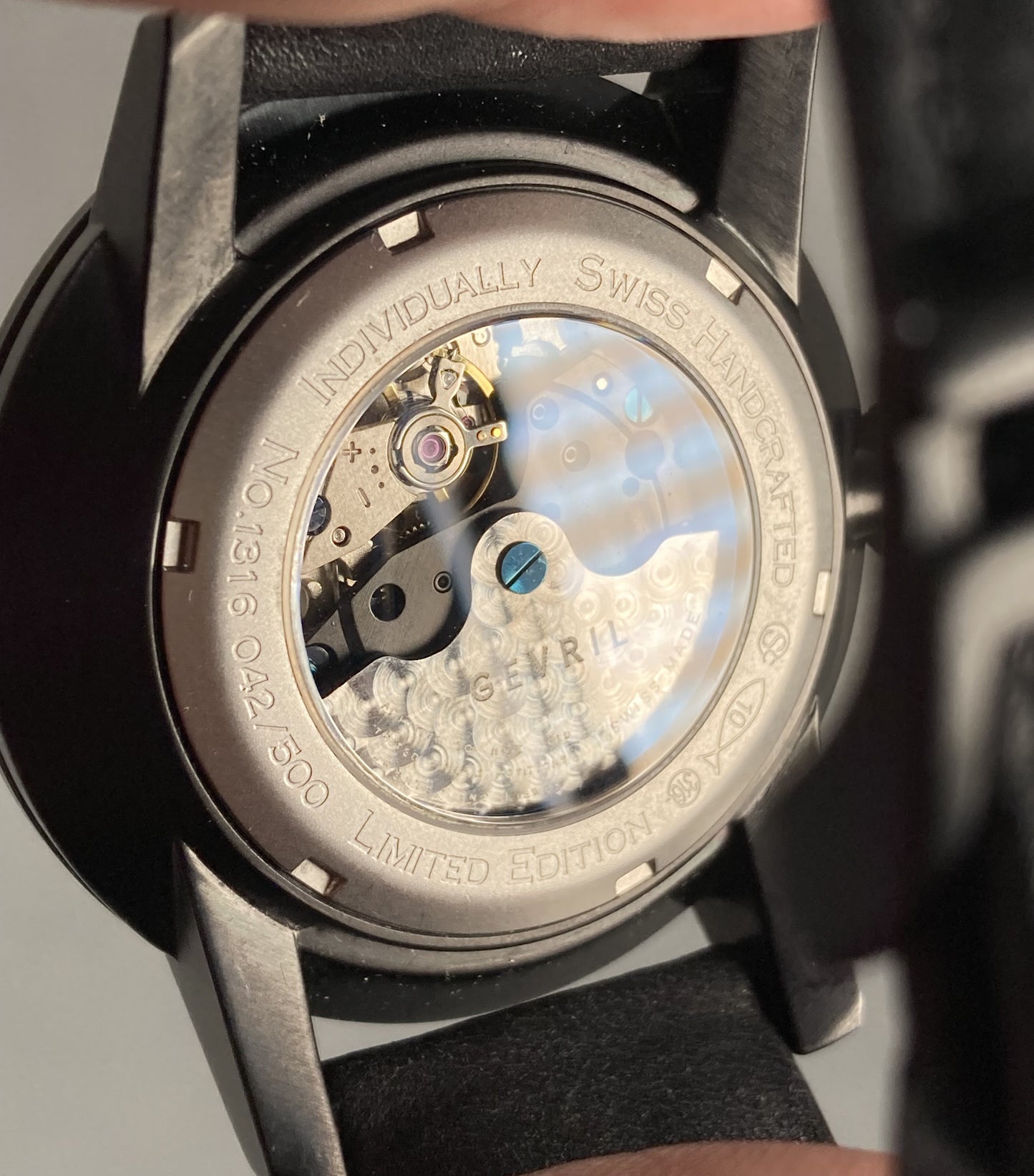 Gevril GV2 Gentleman's Limited Edition Wristwatch; #1316 #42/500