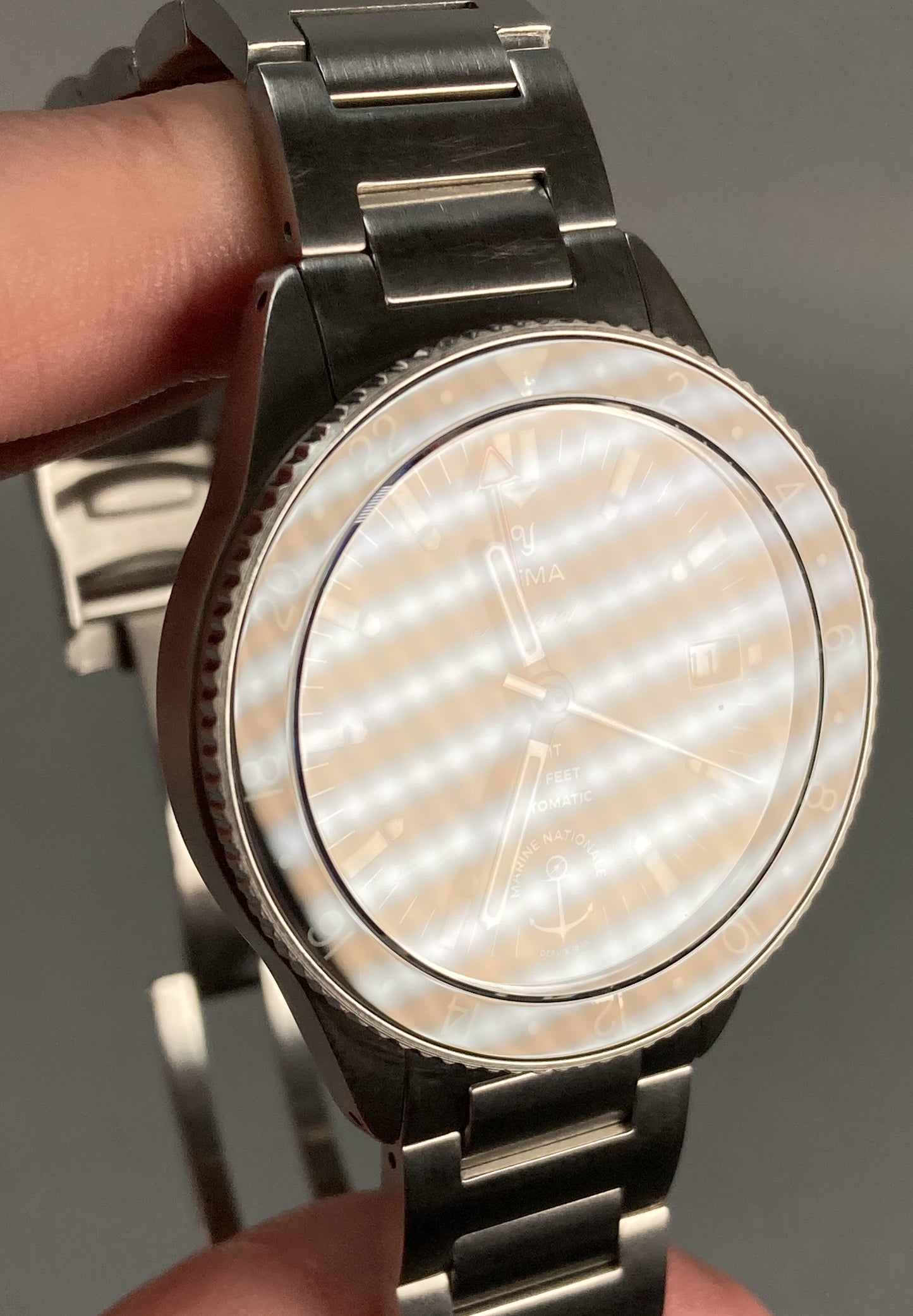 YEMA Navy Graf Marine Nationale Gent's Automatic Wristwatch