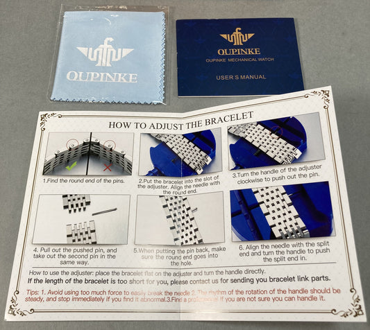 Oupinke 3271 Precision Luxury Gentleman's Wristwatch