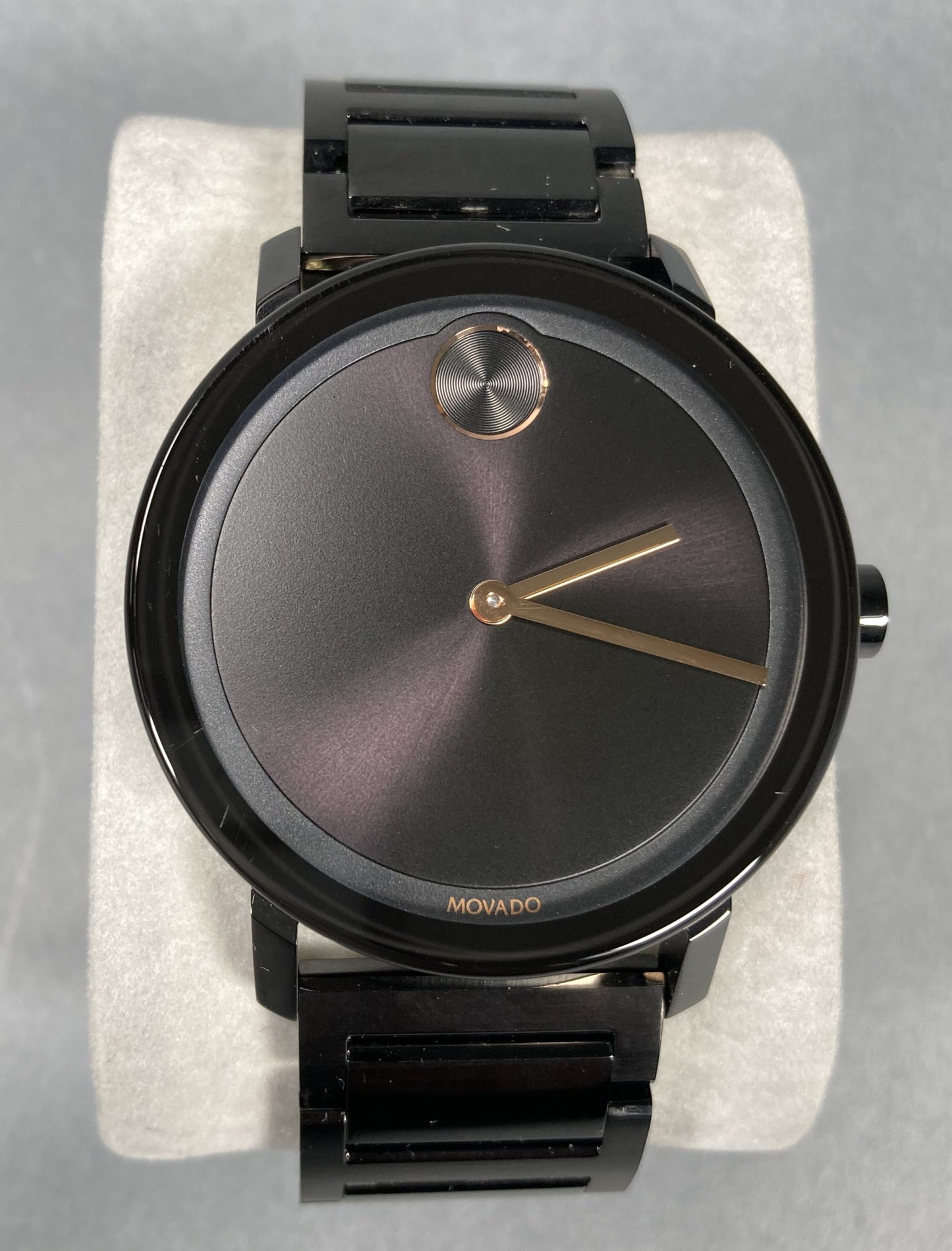 Movado Bold Evolution 2.0: 40mm Black Ion-plated Stainless Steel Men's Watch