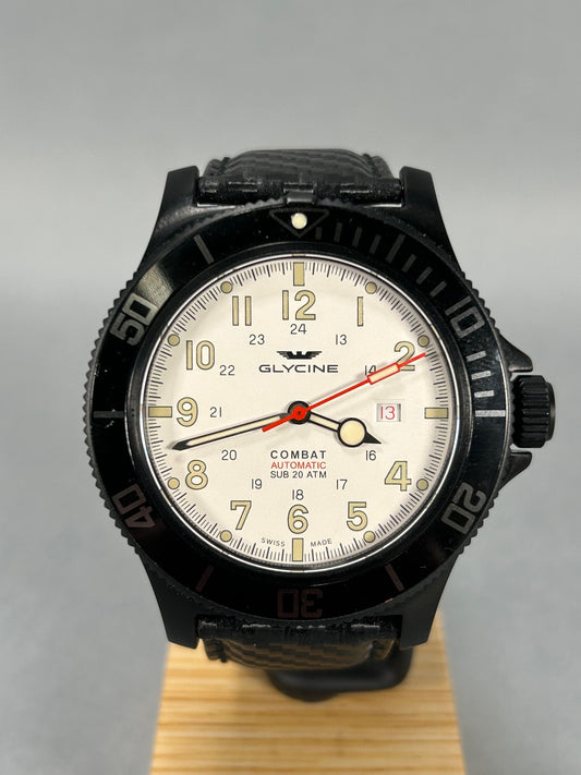 Glycine Combat GL0190 Black Gentleman's Wristwatch