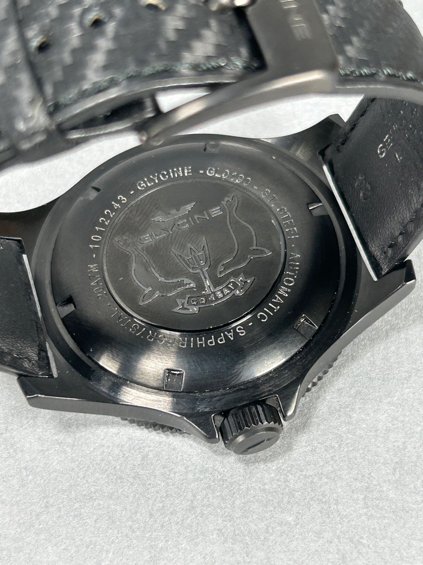 Glycine Combat GL0190 Black Gentleman's Wristwatch