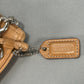 Brown Leather Coach Bleecker Wristlet Wallet