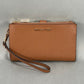 Michael Kors Brown Leather Smart Phone Wristlet Wallet