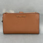 Michael Kors Brown Leather Smart Phone Wristlet Wallet