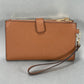 Michael Kors Brown Leather Smart Phone Wristlet Wallet