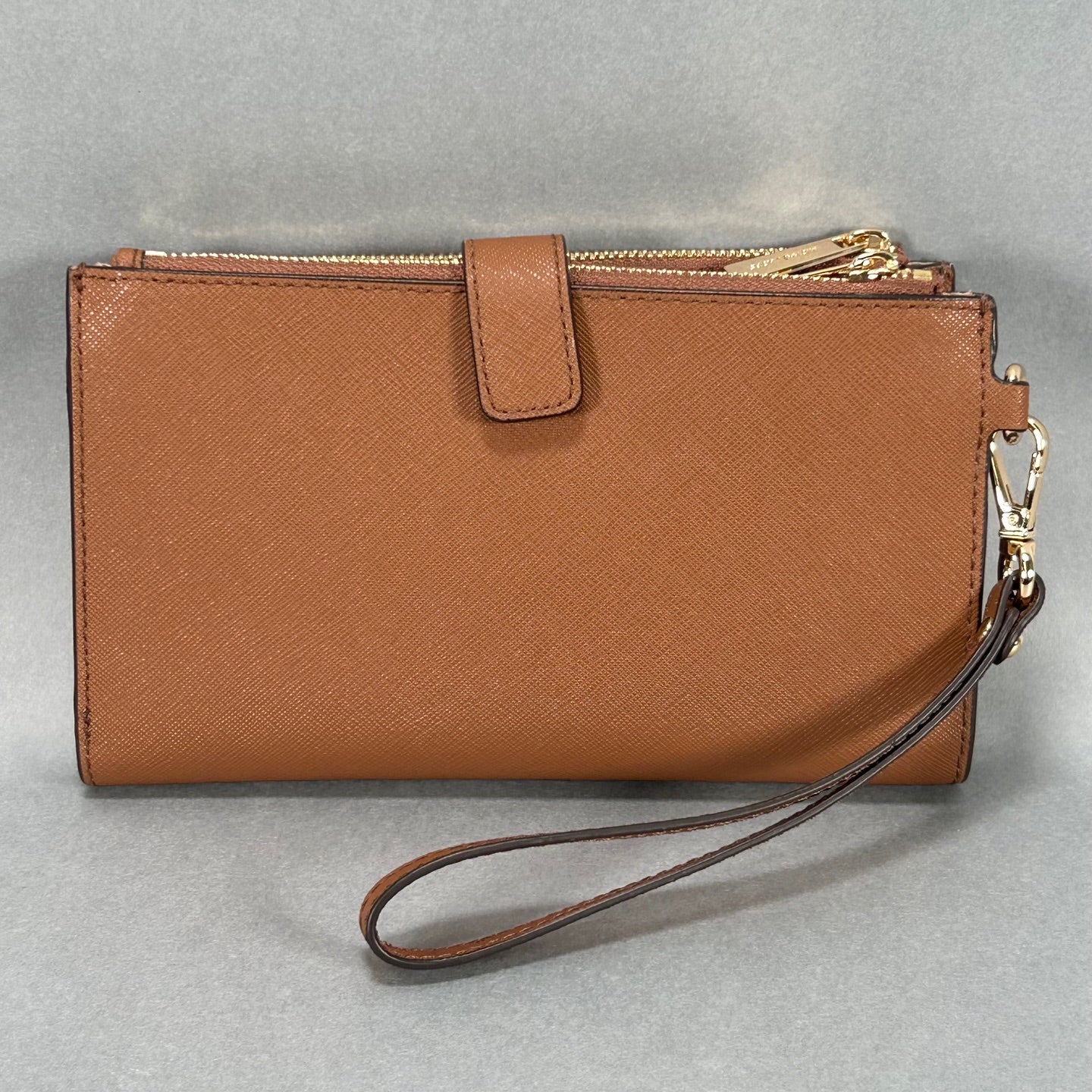 Michael Kors Brown Leather Smart Phone Wristlet Wallet