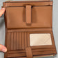 Michael Kors Brown Leather Smart Phone Wristlet Wallet