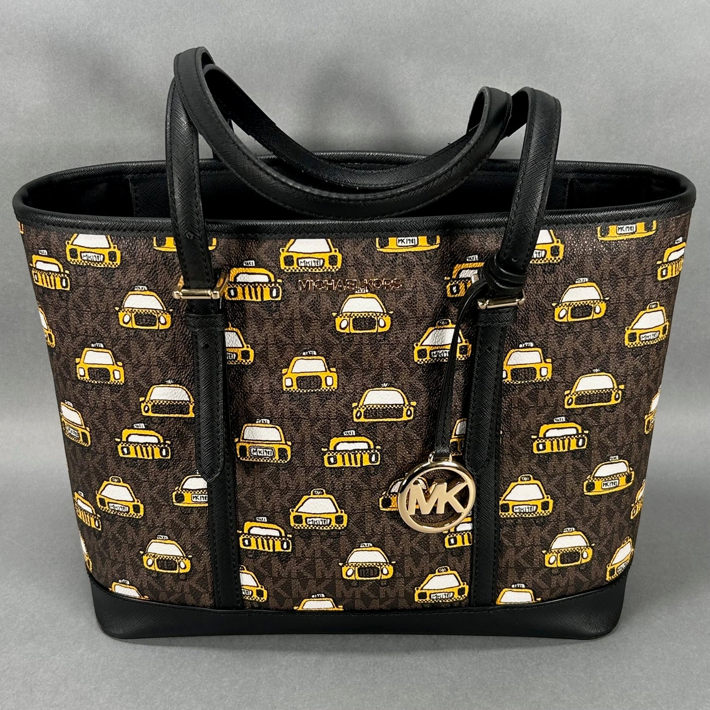 Michael Kors Jet Set Large Yellow Taxi Tote Bag