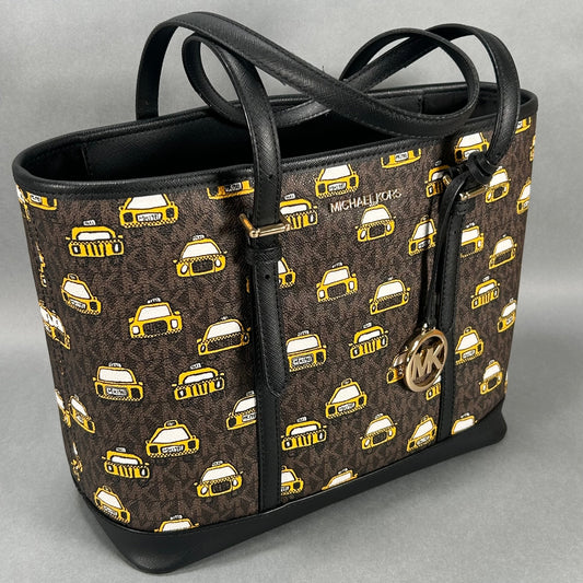 Michael Kors Jet Set Large Yellow Taxi Tote Bag