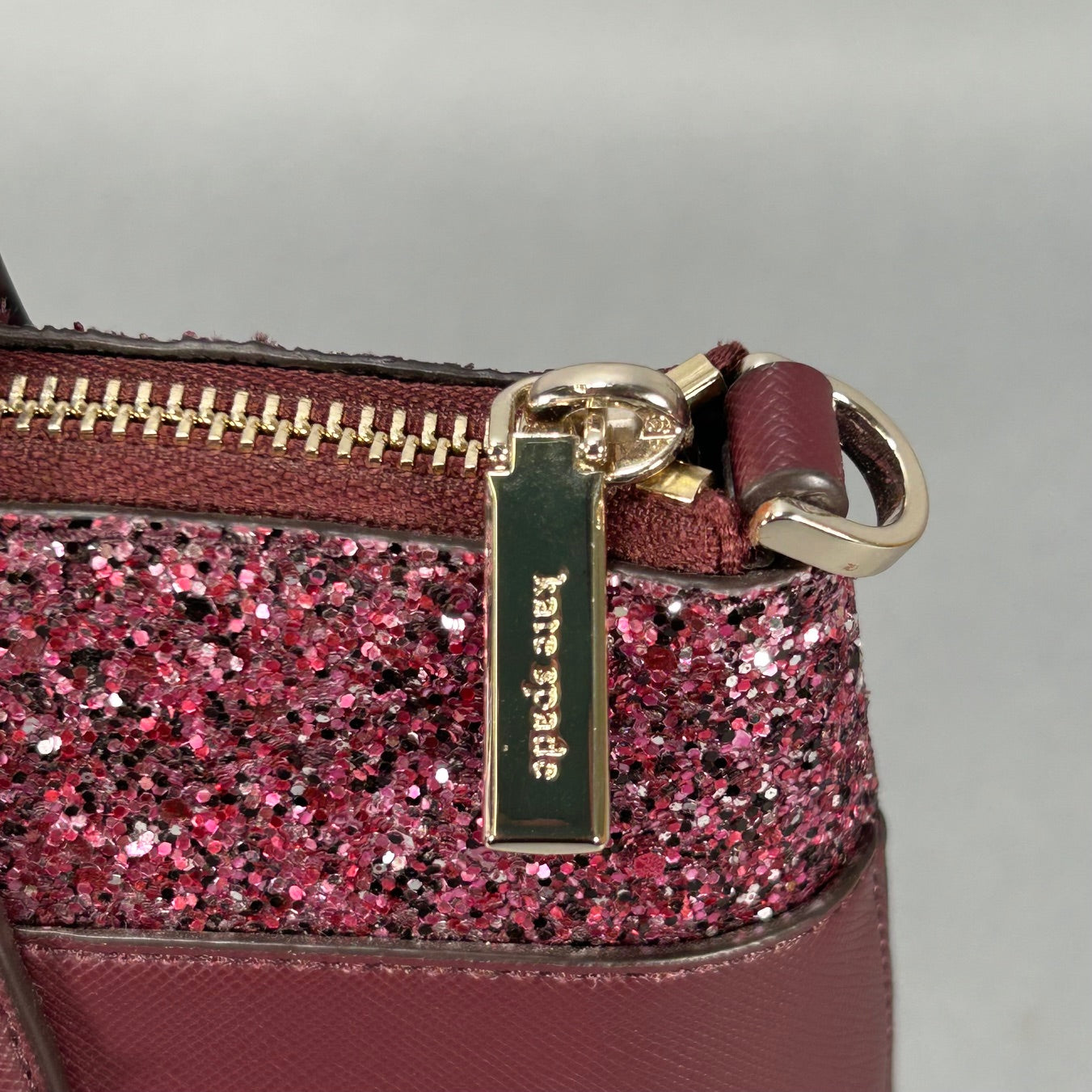 Kate Spade Cherrywood Flash Glitter Satchel