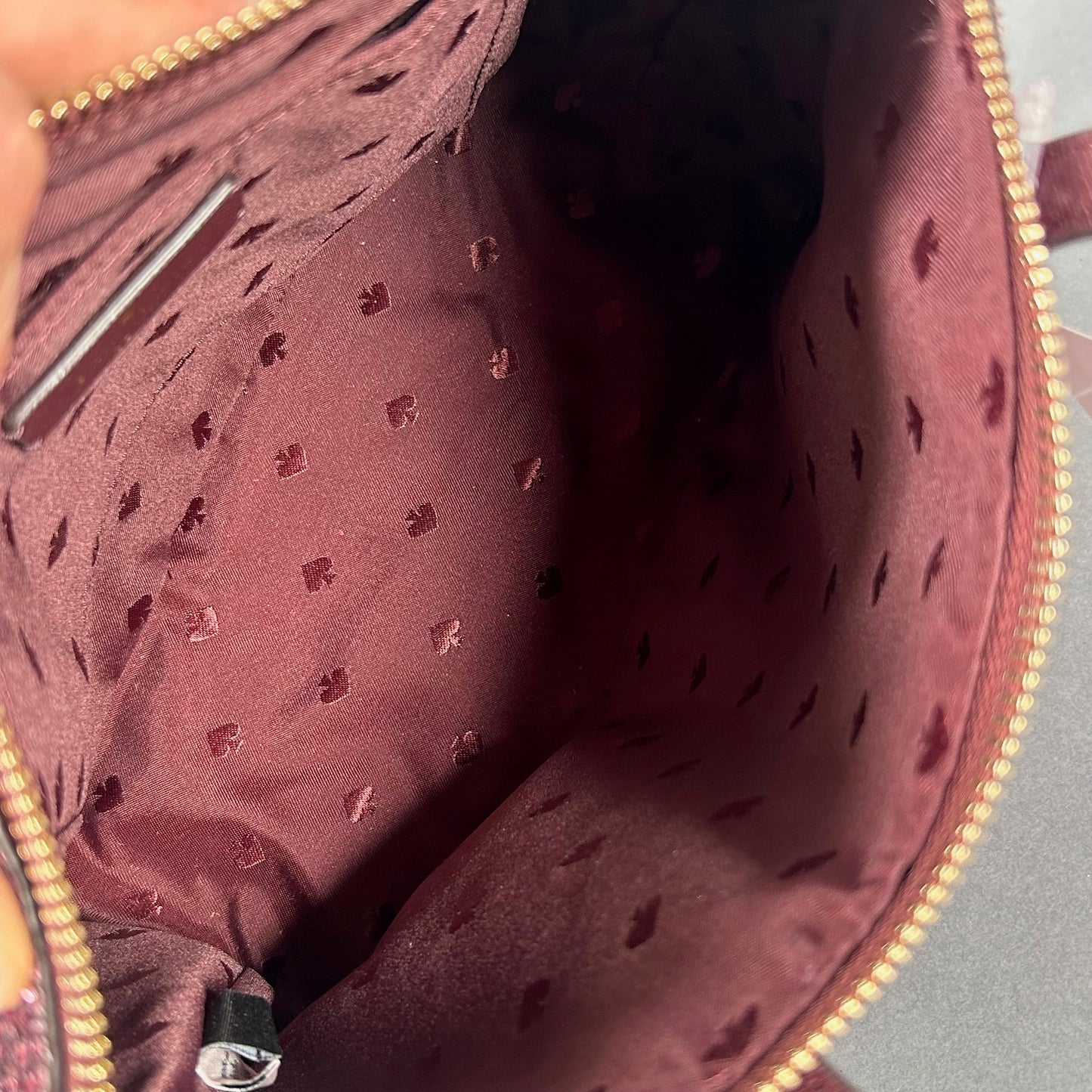 Kate Spade Cherrywood Flash Glitter Satchel