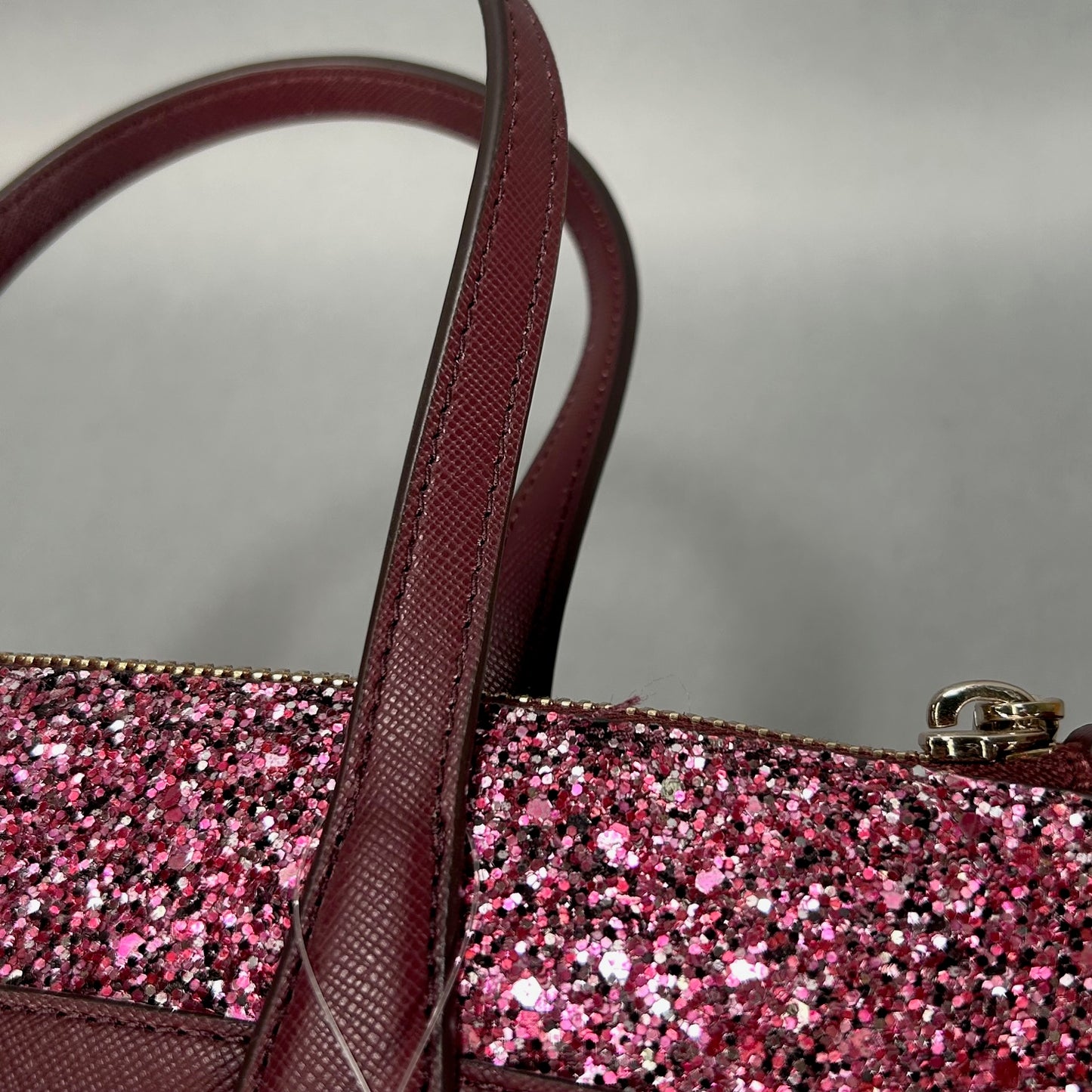 Kate Spade Cherrywood Flash Glitter Satchel