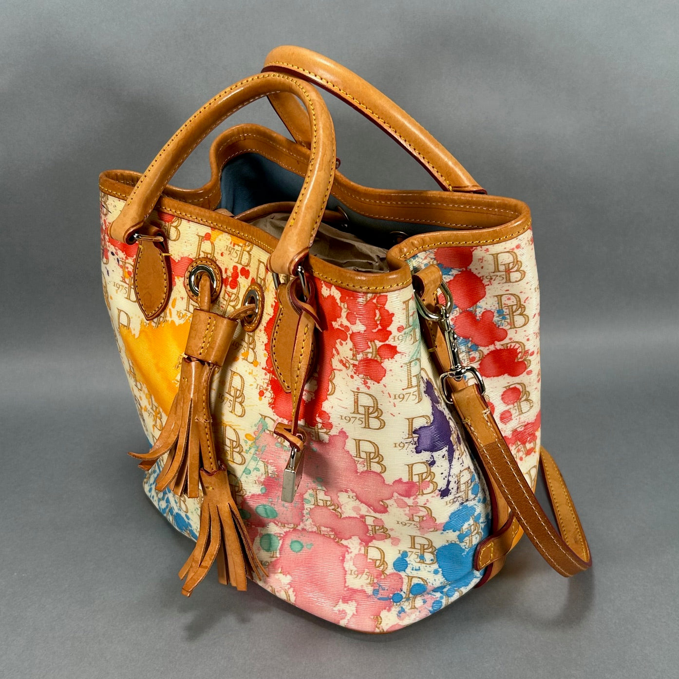 Dooney & Bourke Splash Drawstring Tote Bag