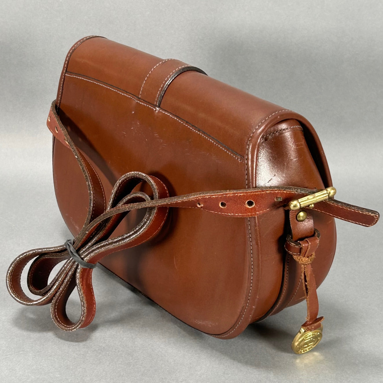 Dooney & Bourke Brown Saddle Crossbody Bag
