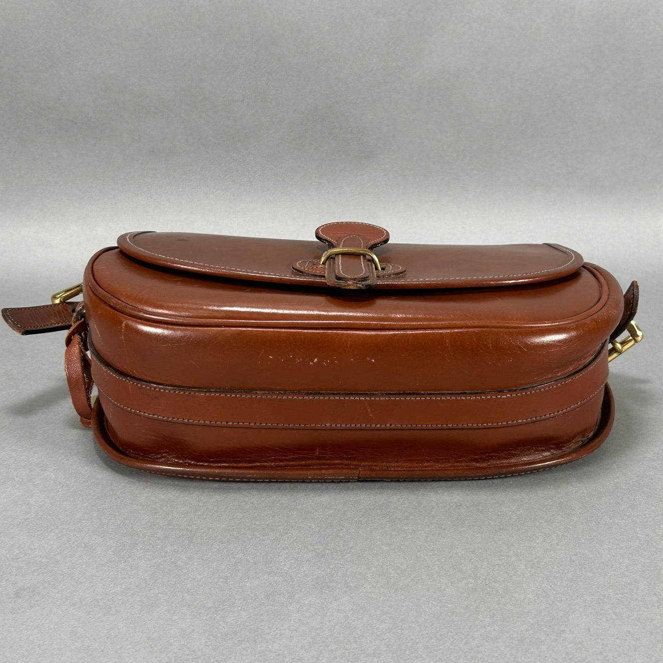 Dooney & Bourke Brown Saddle Crossbody Bag