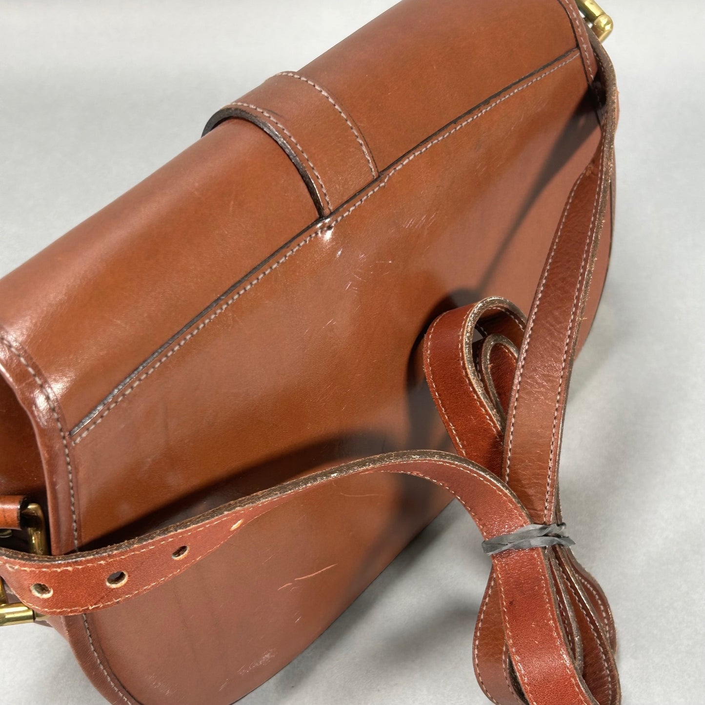 Dooney & Bourke Brown Saddle Crossbody Bag