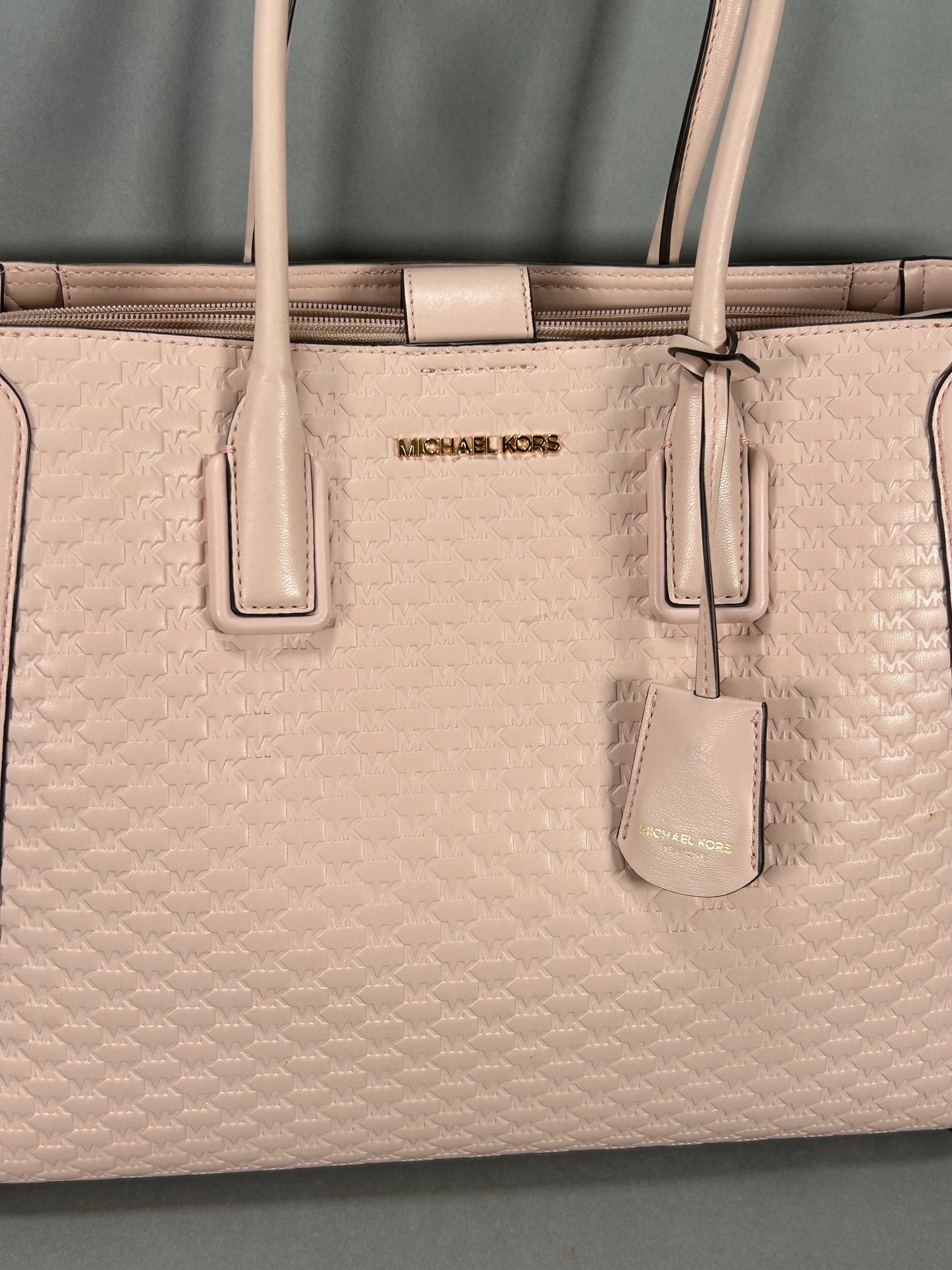 Michael Kors Pink Kali Quilted Tote Bag