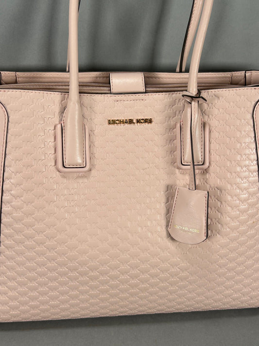 Michael Kors Pink Kali Quilted Tote Bag