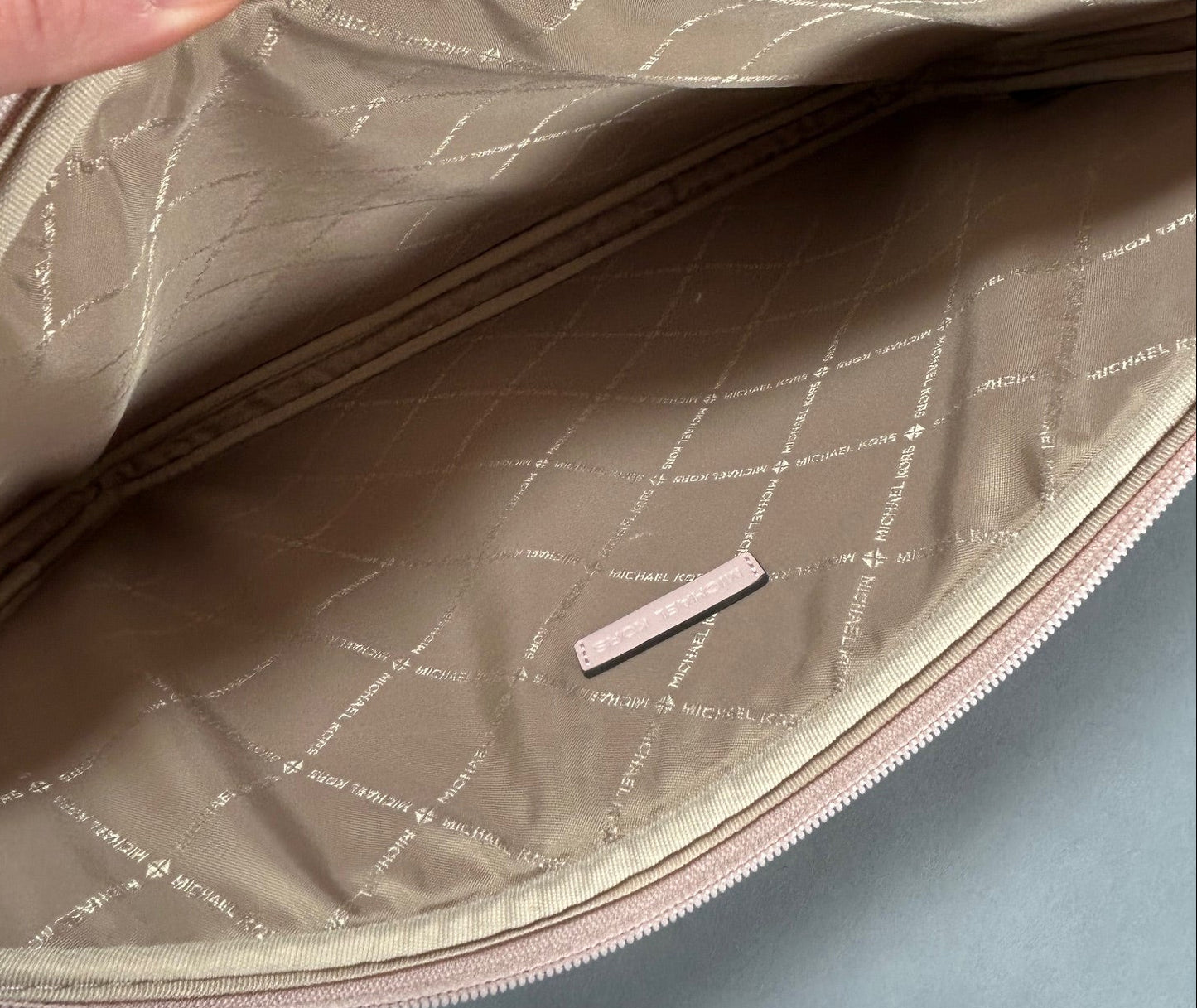 Michael Kors Pink Kali Quilted Tote Bag