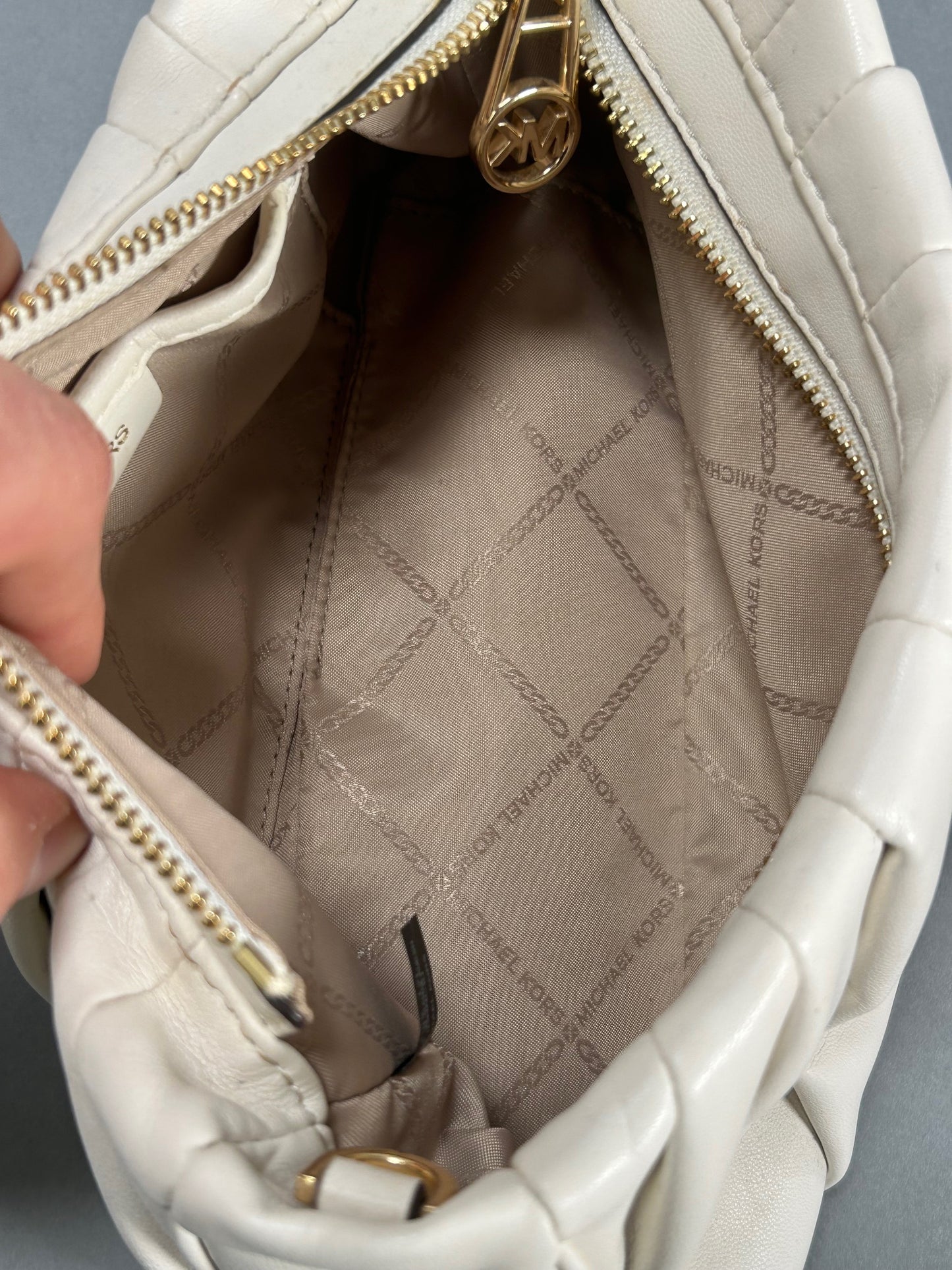 White Michael Kors Handbag