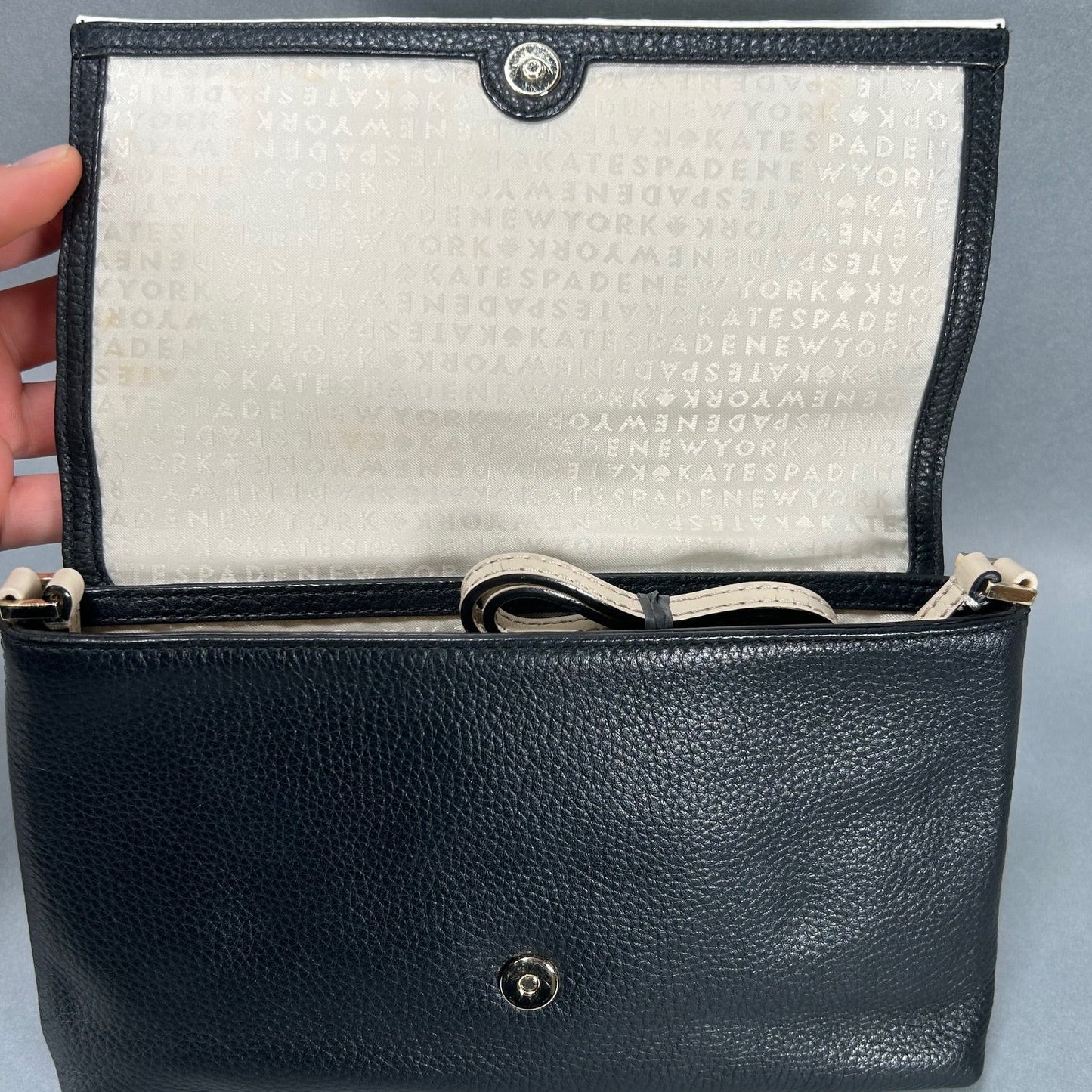 Kate Spade White & Black Handbag