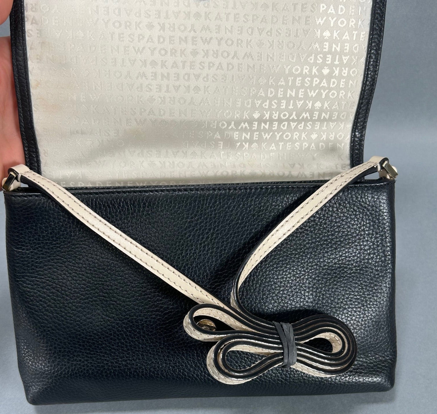 Kate Spade White & Black Handbag