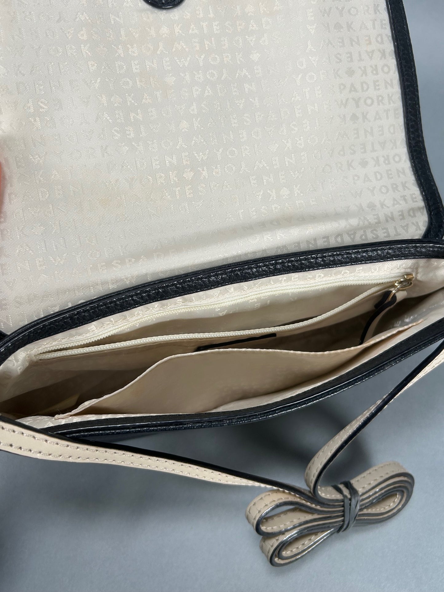 Kate Spade White & Black Handbag