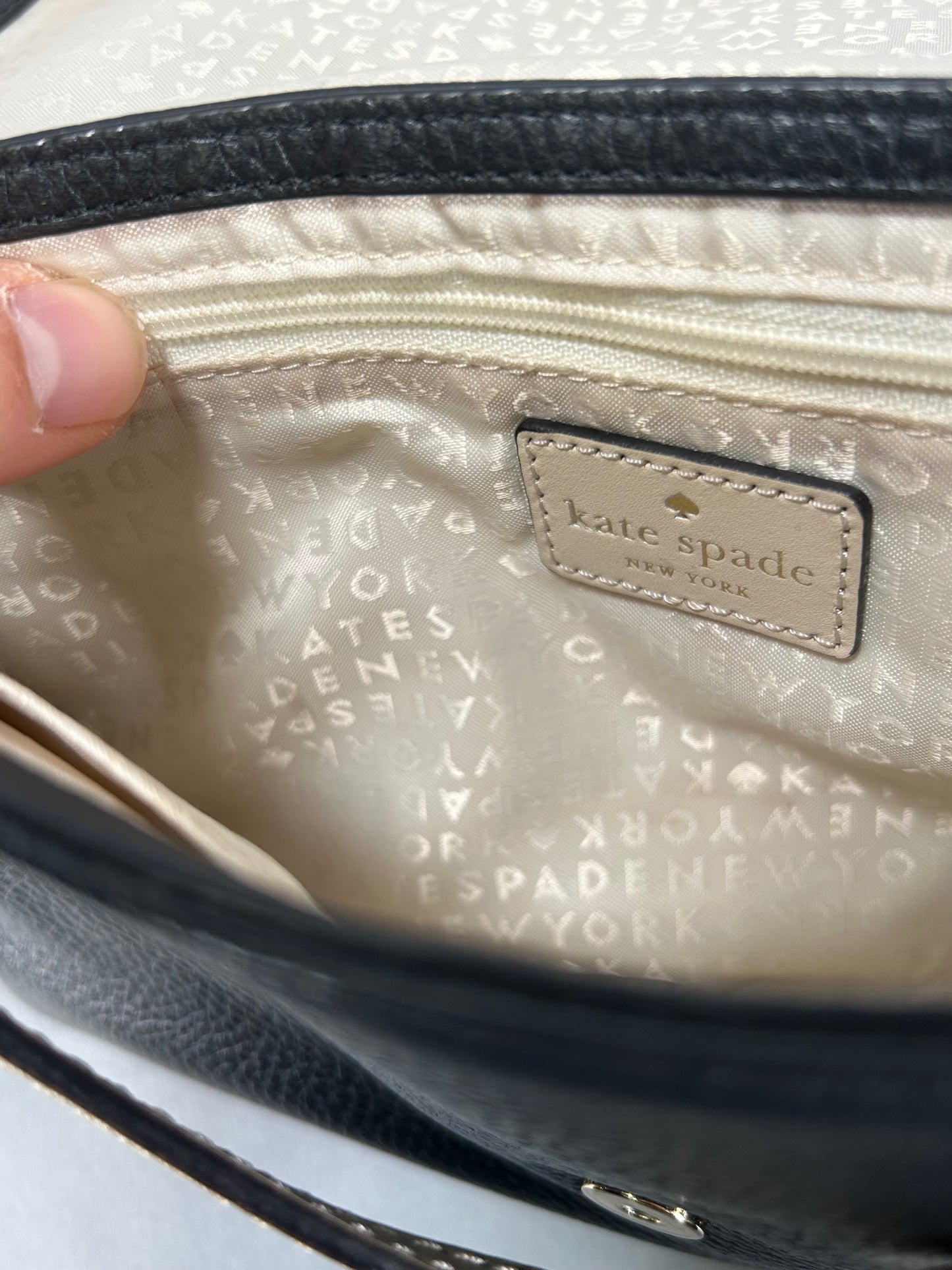 Kate Spade White & Black Handbag