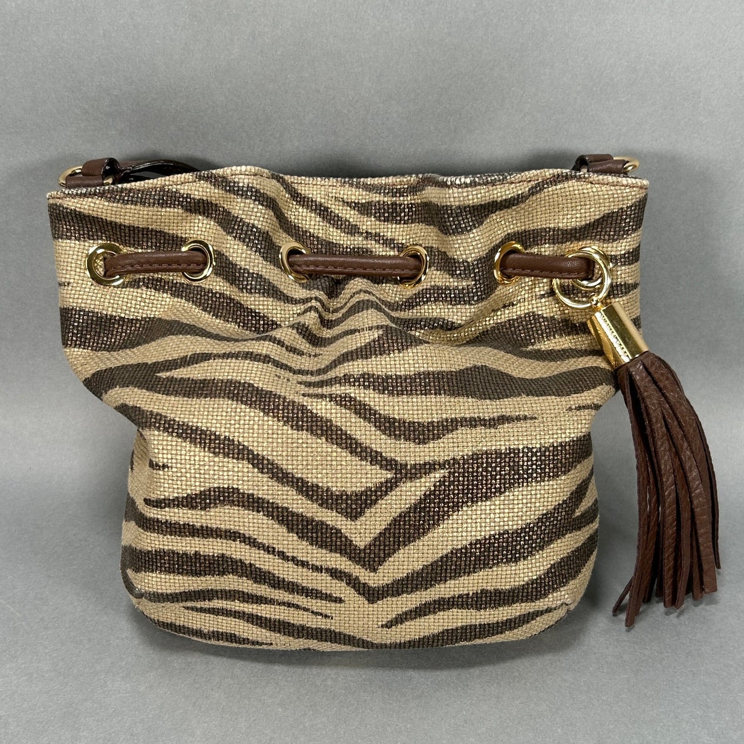Michael Kors Tassel Zebra Handbag