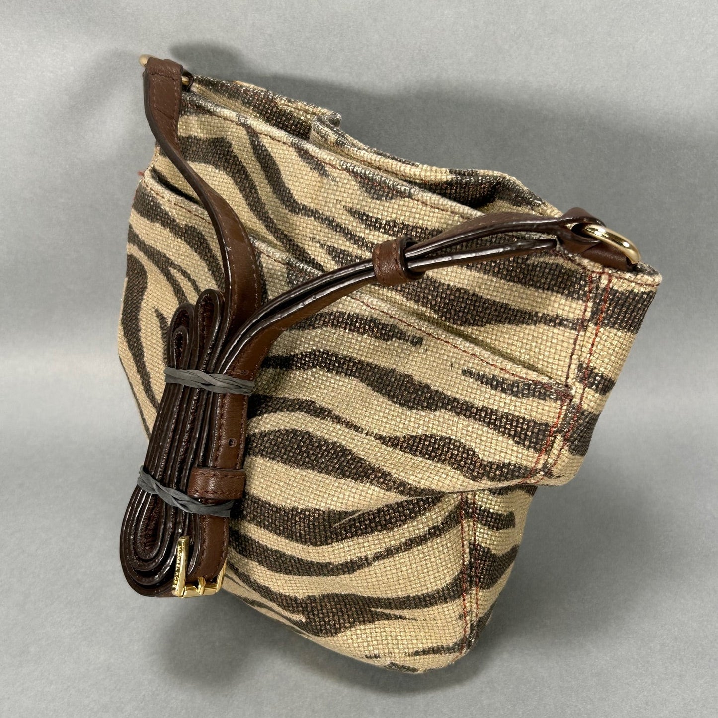 Michael Kors Tassel Zebra Handbag