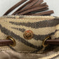 Michael Kors Tassel Zebra Handbag