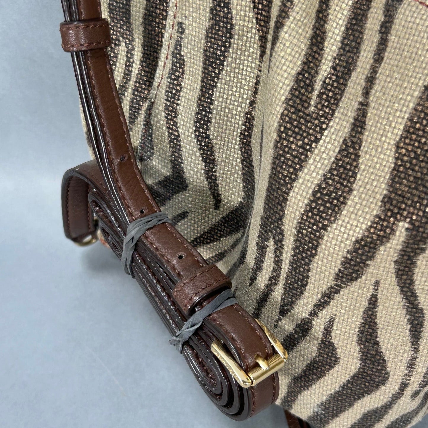 Michael Kors Tassel Zebra Handbag