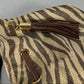 Michael Kors Tassel Zebra Handbag