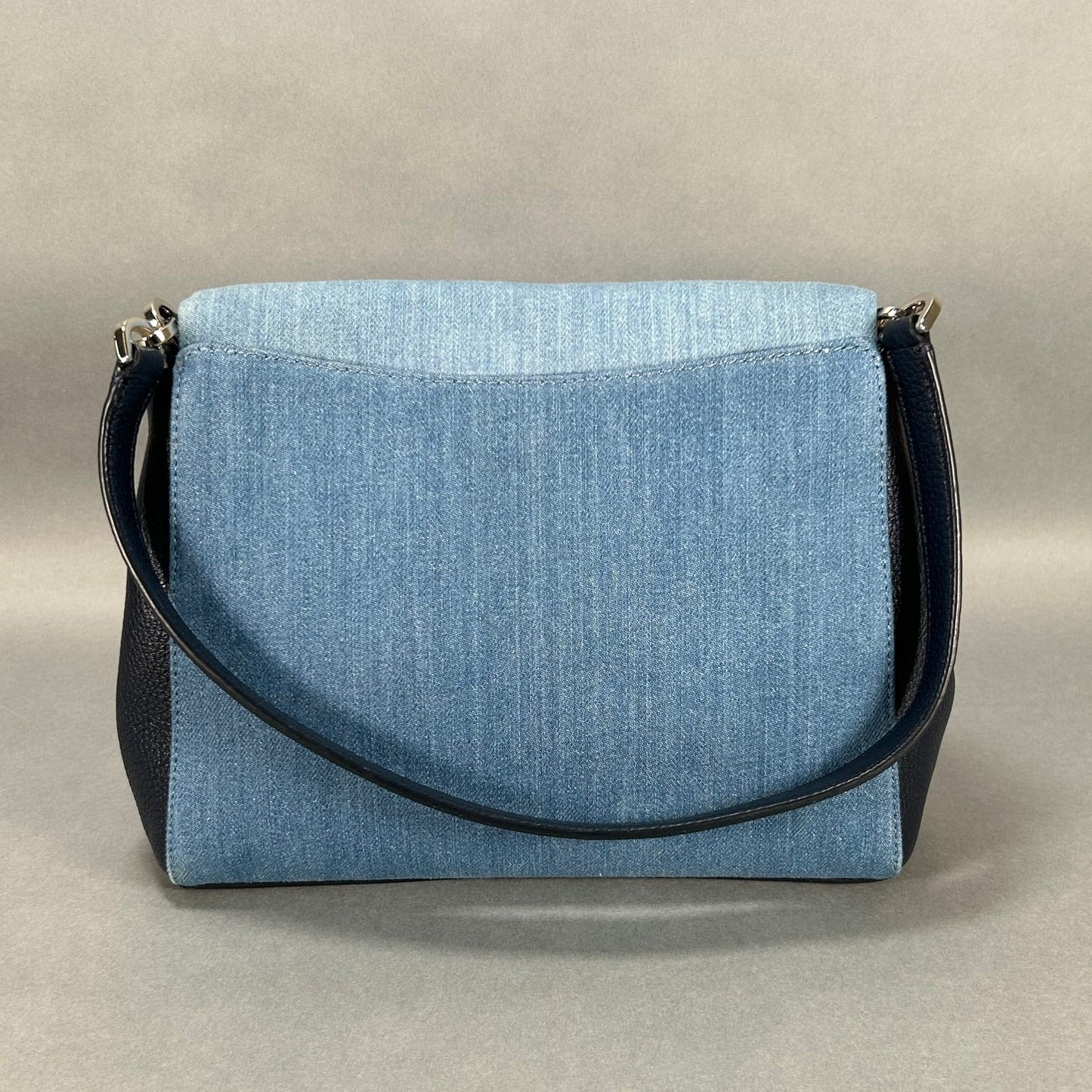 Kate Spade Leila Medium Flap Denim Shoulder Bag