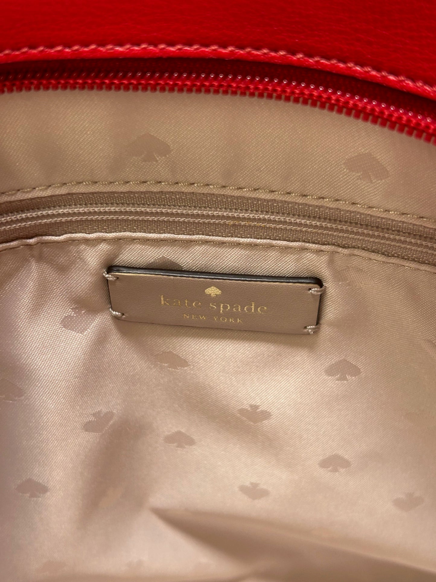 Kate Spade Red Harper Tote Bag