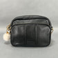 Black Pom Pom London Crossbody Bag