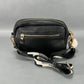 Black Pom Pom London Crossbody Bag