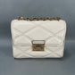 Michael Kors Serena Quilted Cream Hand Bag