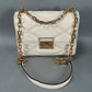 Michael Kors Serena Quilted Cream Hand Bag