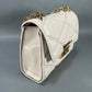 Michael Kors Serena Quilted Cream Hand Bag