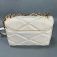 Michael Kors Serena Quilted Cream Hand Bag