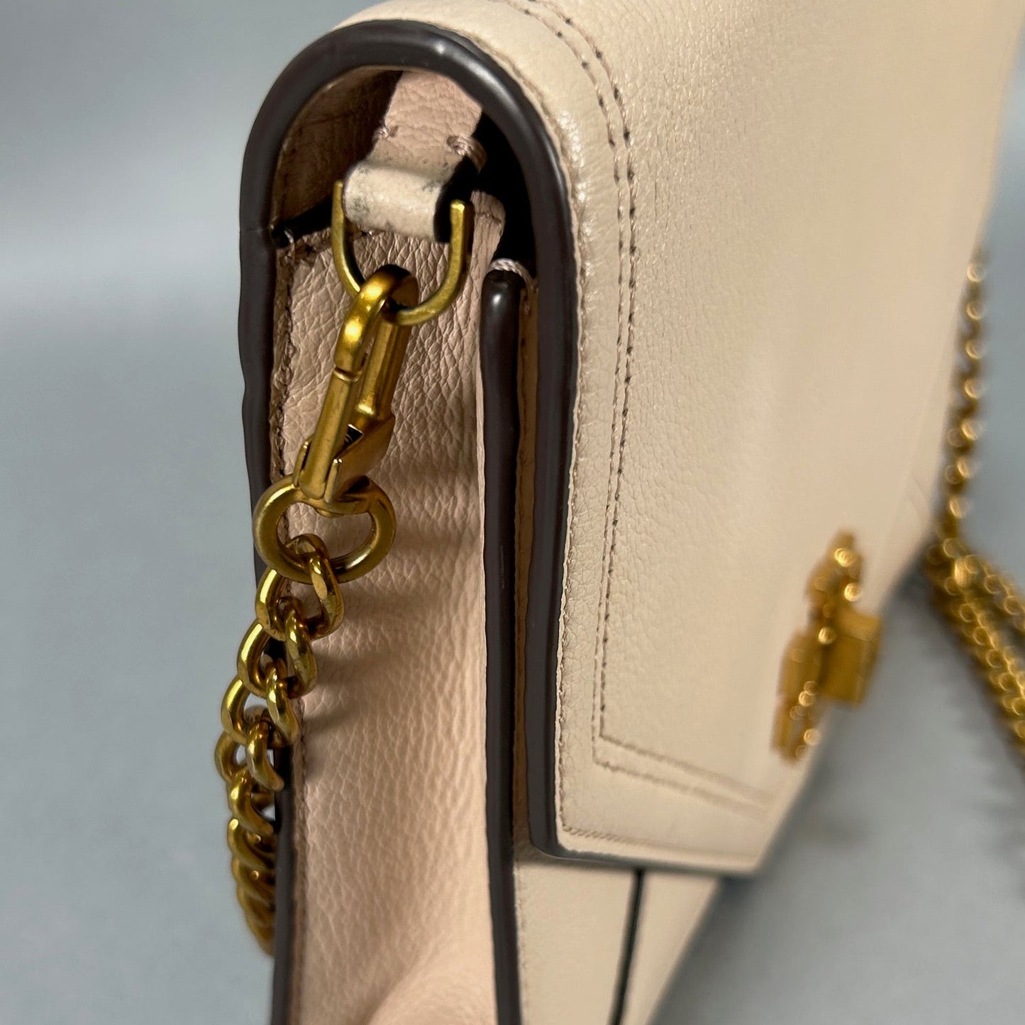 Pink Tory Burch Chain Hand Bag