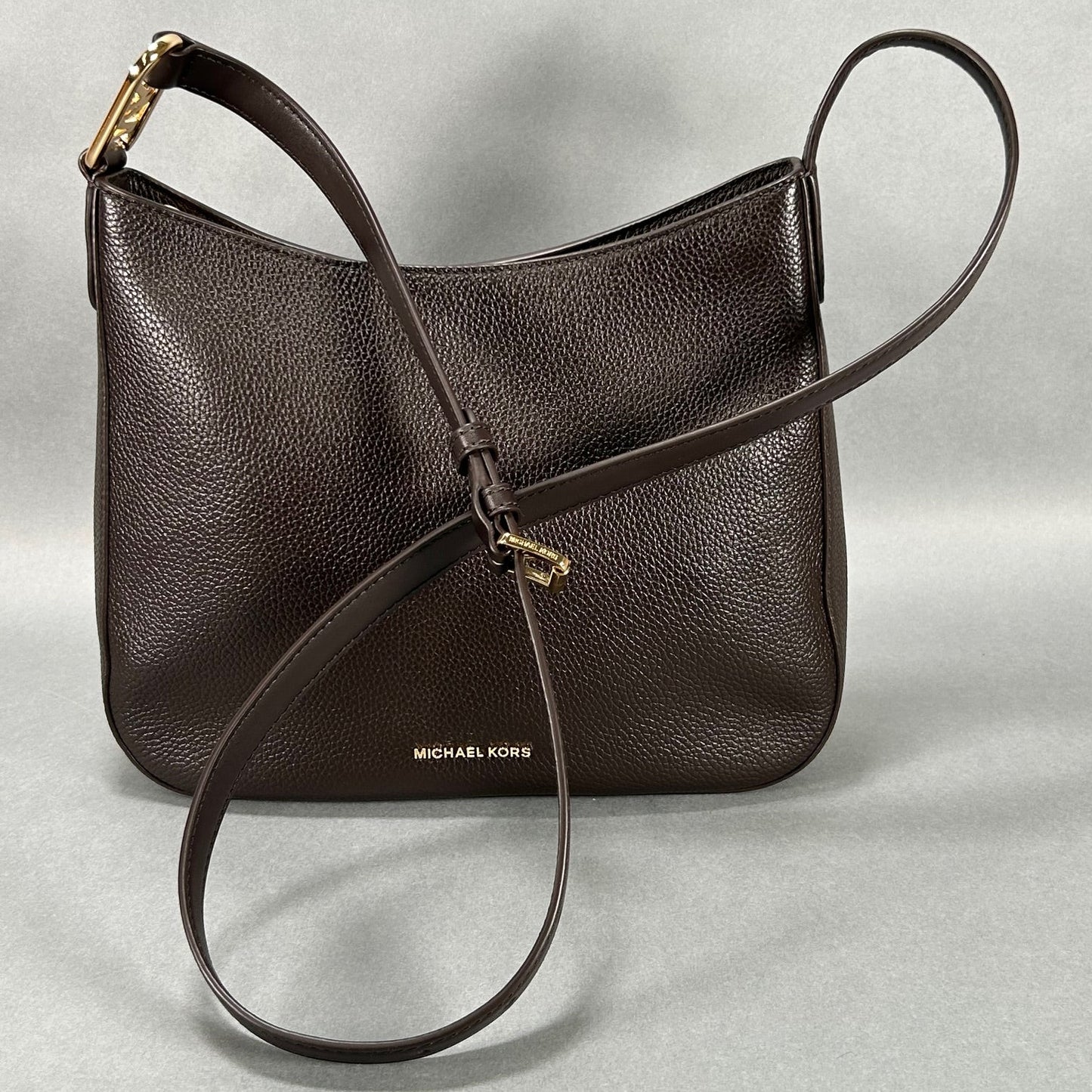 Michael Kors Brown Kensington Large Crossbody Bag