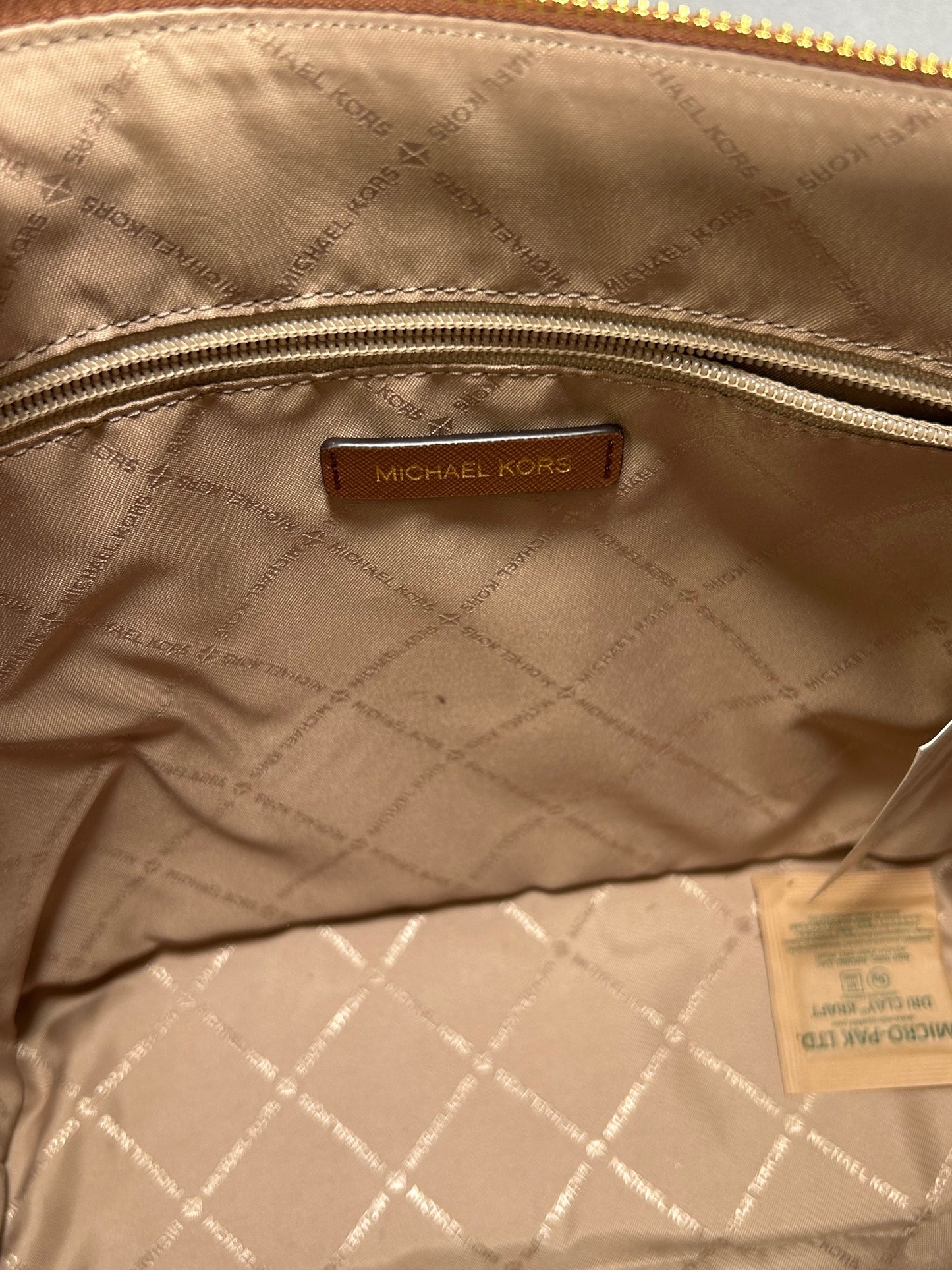 Michael Kors Brown Charlotte Tote Bag