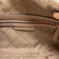 Michael Kors Blaire Pink Striped Medium Hand Bag