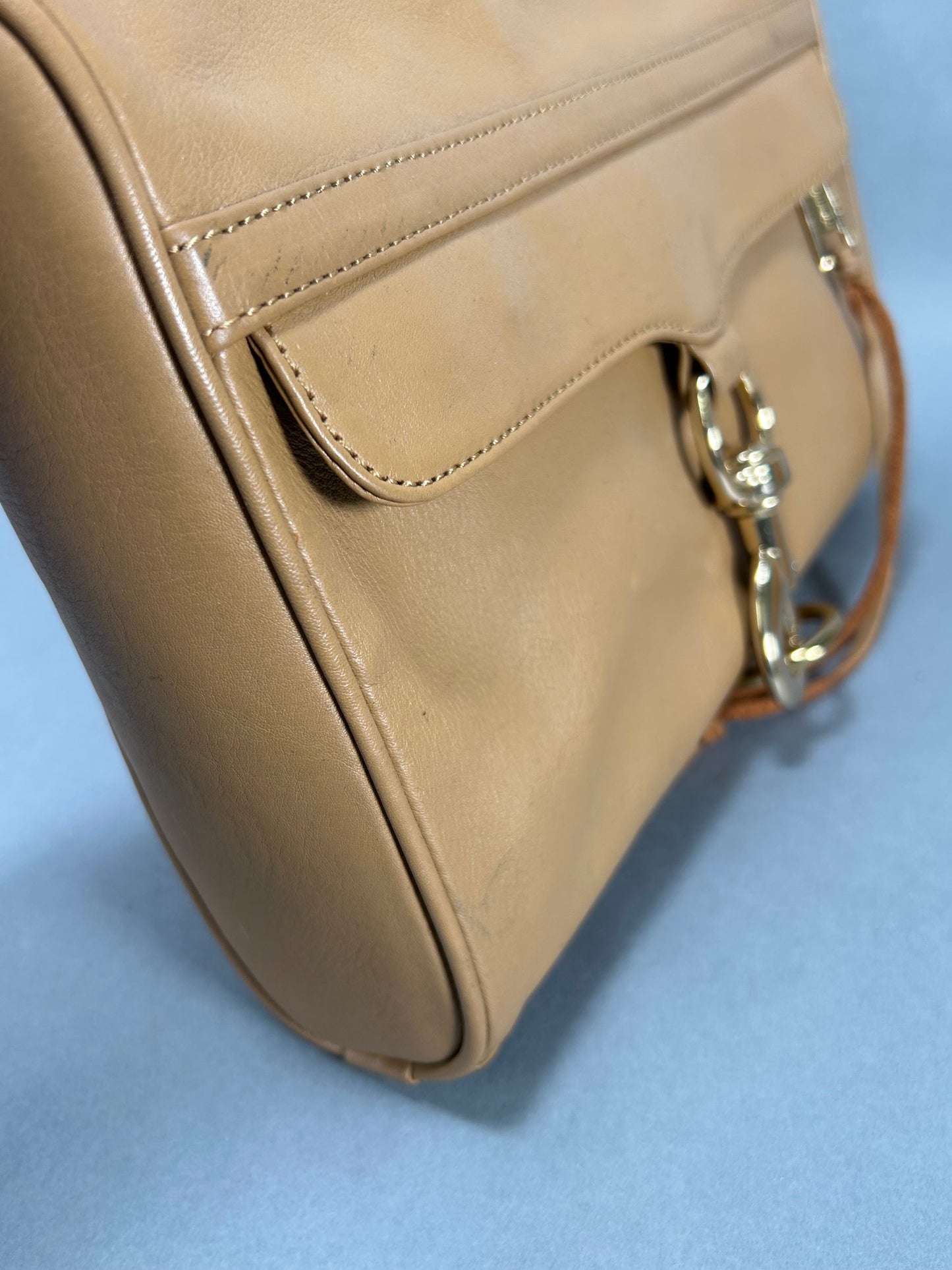 Rebecca Minkoff Tan Leather Clutch Bag