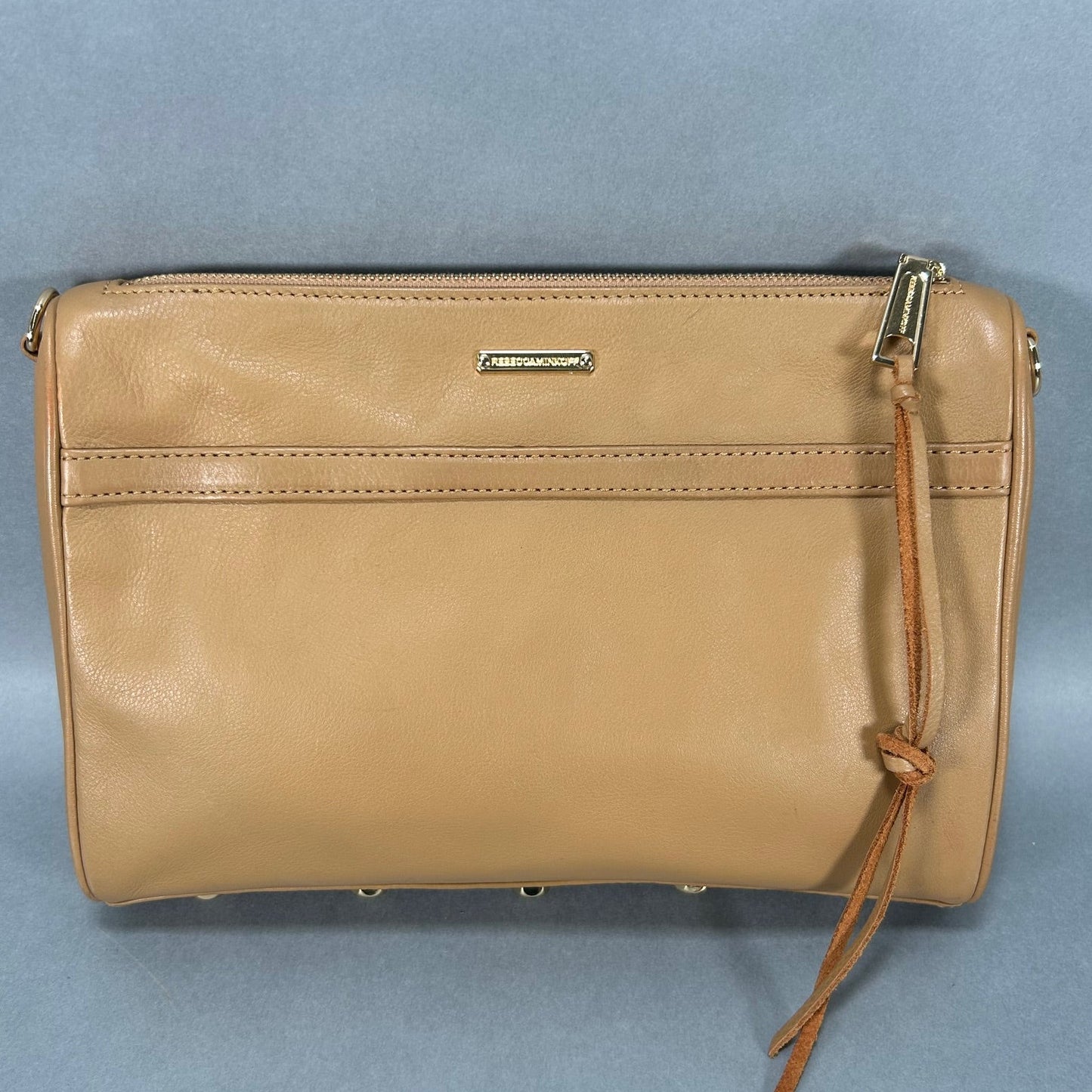 Rebecca Minkoff Tan Leather Clutch Bag